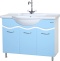 Мебель для ванной Bellezza Мари 105 белая/голубая - 2