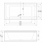 Передняя панель для акриловой ванны PLANE-200-SCR, 200x5x58 - 4