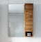 Мебель для ванной STWORKI Карлстад 60 дуб рустикальный, с белой полкой, в стиле лофт, под дерево, подвесная 440541 - 4