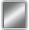 Зеркало DIWO Элиста 60 черное, с подсветкой, прямоугольное, инфракрасный выключатель, настенное ЗЛП1735 - 8