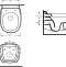 Унитаз подвесной beWash Bekinger с сиденьем микролифт белый 87303201 - 1