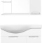 Мебель для ванной Style Line Жасмин 82 R белая, с бельевой корзиной - 0
