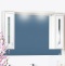 Зеркало-шкаф Бриклаер Бали 120 светлая лиственница, белый глянец 4627125411984 - 0