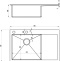 Мойка кухонная Zorg Inox RX RX-7851-L - 2