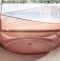 Ванна из полиэфирной смолы Abber Kristall 150х150 розовый AT9705Koralle - 0