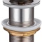 Донный клапан для раковины Allen Brau Priority Round 5.31024-BN брашированный никель - 0