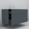 Мебель для ванной Am.Pm Inspire V2.0 100 графит матовый - 3