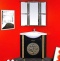 Мебель для ванной Misty Olimpia Lux 60 угловая, черная патина - 4