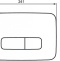 Кнопка д/инст OLEAS M3 бел механ Ideal Standard R0123AC. - 1