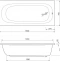 Акриловая ванна Cezares Piave 160х70  PIAVE-160-70-42-W37 - 2