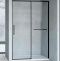 Душевая дверь Vincea Slim Soft 110 черная стекло прозрачное VDS-1SS110CLB - 0