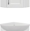 Мебель для ванной Style Line Эко Стандарт Веер 30 угловая, белая - 0