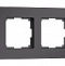 Рамка на 4 поста Werkel Senso черный soft-touch W0043108 - 1