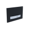 KDI-0000031 (009D-2) Панель смыва Slim Черный матовый (клавиша прямоугольная, хром) НОВИНКА - 1