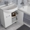 Мебель для ванной DIWO Дмитров 60 белая, с зеркалом, в современном стиле, российская (гарнитур, комплект) 460896 - 3