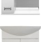 Мебель для ванной DIWO Дмитров 60 белая, с зеркалом, в современном стиле, российская (гарнитур, комплект) 460896 - 6