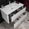Комплект мебели подвесной Opadiris Рубинно 90 белый - 2