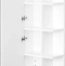 Шкаф-пенал Aquaton Сканди 40 с зеркалом белый 1A253403SD010 - 1