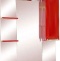 Зеркало Misty Жасмин 85 с подсветкой, красная эмаль R П-Жас02085-041СвП - 0