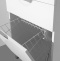Мебель для ванной Style Line Жасмин 60 Люкс Plus белая, с бельевой корзиной, для стиральной машины - 6