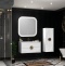 Мебель для ванной Opadiris Ибица 90 подвесная белая, фурнитура золото - 0