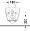 Унитаз подвесной Duravit 2nd Floor с крышкой, белый (2220090000) - 3