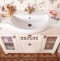 Мебель для ванной Бриклаер Кантри 120 бежевый дуб - 3