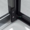 Душевой уголок Vincea Stile 90х90 L профиль черный стекло прозрачное VSS2-2ST9090CLB-L - 3