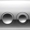 Комплект Система инсталляции для унитазов Geberit Duofix Delta 458.124.21.1 3 в 1 с кнопкой смыва + Чаша для унитаза подвесного Roca Meridian 346248000  - 3