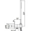 Душевая лейка со шлангом и держателем Cezares белый матовый CZR-DEFA4-BIO - 1