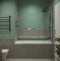 Смеситель для ванны с душем STWORKI by Damixa Стокгольм HFSG10030 черный, однорычажный, латунь, настенный, матовый - 7