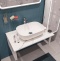 Мебель для ванной DIWO Элиста 80 белый мрамор, с раковиной Moduo 50 Square 555084 - 2