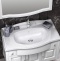 Мебель для ванной Opadiris Лаура 100 белая матовая, с раковиной из литьевого мрамора - 5