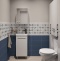 Шкаф DIWO Суздаль 87 для туалета, верхний SU2701 - 2