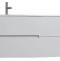 EB1888RU-G1C Nona Мебель с интегрированными ручками, глянцевый белый, 80 см, 2 ящика - 0