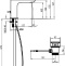 Смеситель для раковины, Villeroy&Boch, O'Novo, тип открывания воды-рычажный, монтаж-горизонтальный (на раковину/столешницу), отверстия для монтажа-1, ? TVW10410111061 - 1