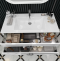 Мебель для ванной Opadiris Ибица 120 подвесная белая, фурнитура хром - 2