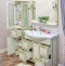 Мебель для ванной Sanflor Адель 100 белая, патина золото - 4