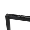 Душевой уголок Vincea Slim Soft 100х80 профиль черный стекло прозрачное  VSR-1SS8010CLB - 4