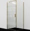 Душевой уголок WasserKRAFT Aisch 90x80 профиль золото стекло прозрачное 55P20 - 0