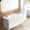 Комплект мебели SanVit Лира 120 белый глянец - 0