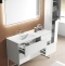 Комплект мебели SanVit Лира 120 L белый глянец - 4