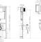 Комплект Унитаз подвесной Seramiksan Petite A101002H с микролифтом + Система инсталляции для унитазов DIWO 4501 + Кнопка смыва DIWO 7325 золотая 577751 - 8