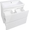 Мебель для ванной Style Line Даймонд 80 Люкс Plus подвесная, белая - 4