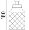 Дозатор для жидкого мыла настольный Boheme Royal Cristal бронза с кристаллами Preciosa 10929-BR - 1