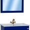 Мебель для ванной Sanflor Ванесса 75 подвесная, индиго - 0