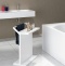 Столик для ванной комнаты Abber Stein с полотенцедержателем белый AS1637 - 1