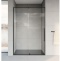 Душевая дверь Vincea Arno 120 черная стекло прозрачное VDS-1A120CLB - 0