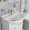 Мебель для ванной DIWO Дмитров 60 белая, с зеркалом, в современном стиле, российская (гарнитур, комплект) 460896 - 4