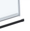 Душевой уголок Vincea Como Soft 120х80 профиль черный стекло прозрачное  VSR-1CS8012CLB - 5